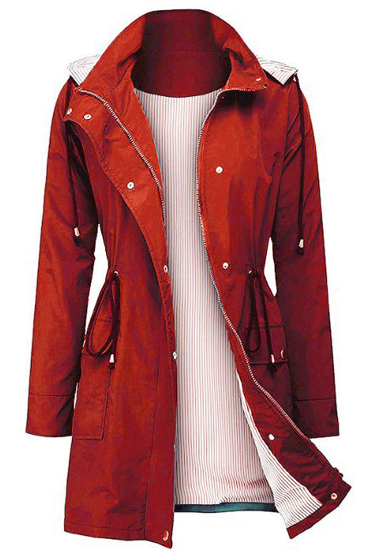 Windbreaker | Wasserdicht mit Streifen und Kapuze
