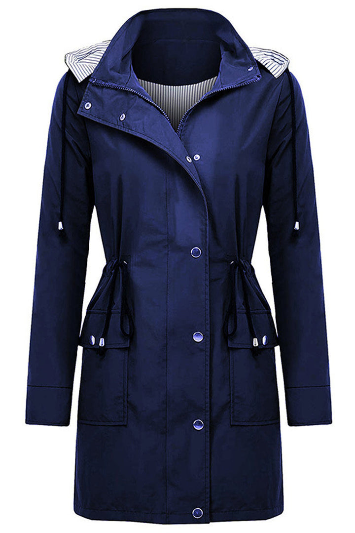 Windbreaker | Wasserdicht mit Streifen und Kapuze