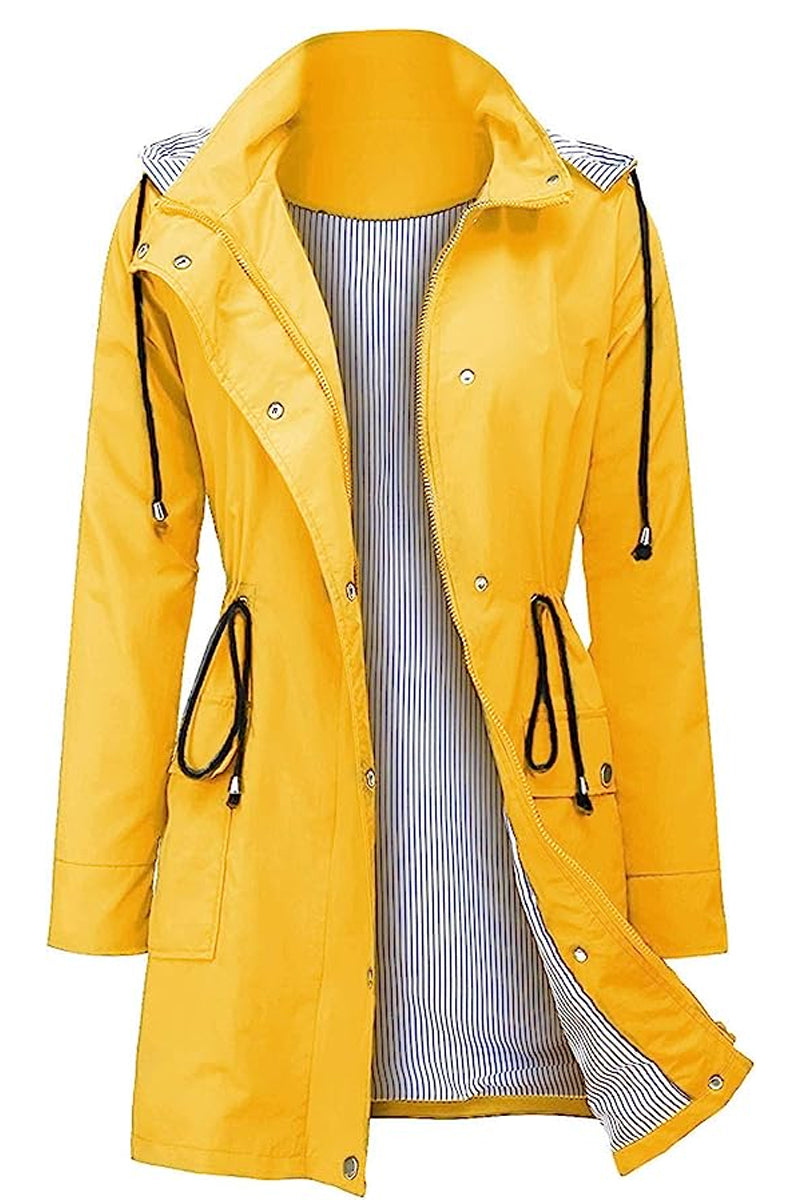 Windbreaker | Wasserdicht mit Streifen und Kapuze