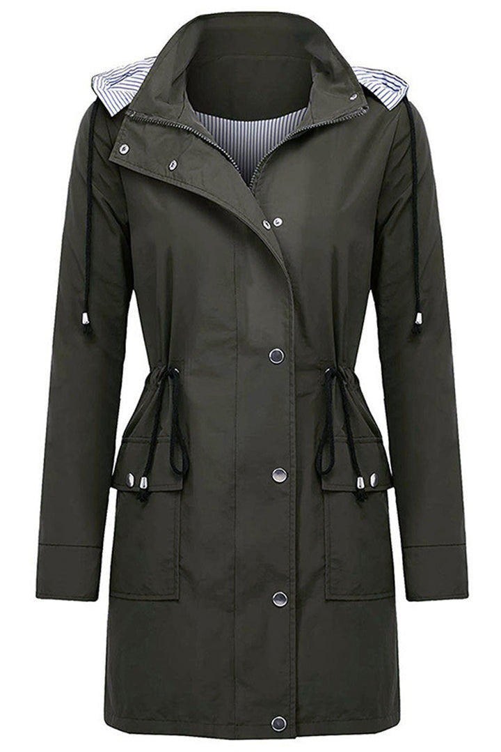 Windbreaker | Wasserdicht mit Streifen und Kapuze