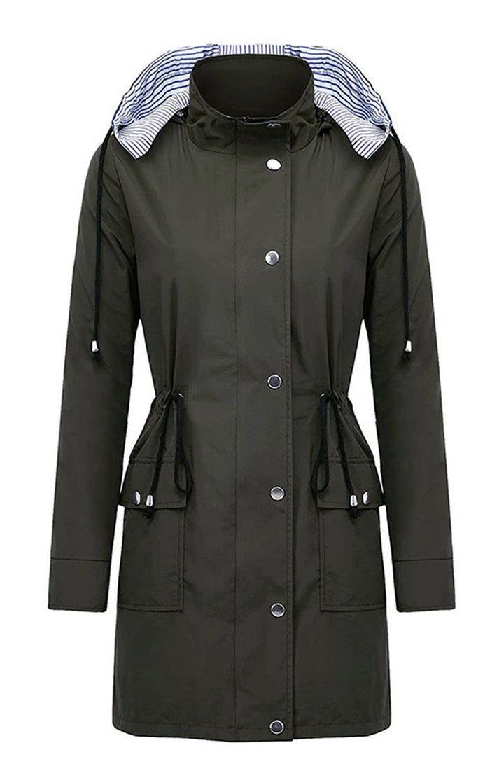 Windbreaker | Wasserdicht mit Streifen und Kapuze