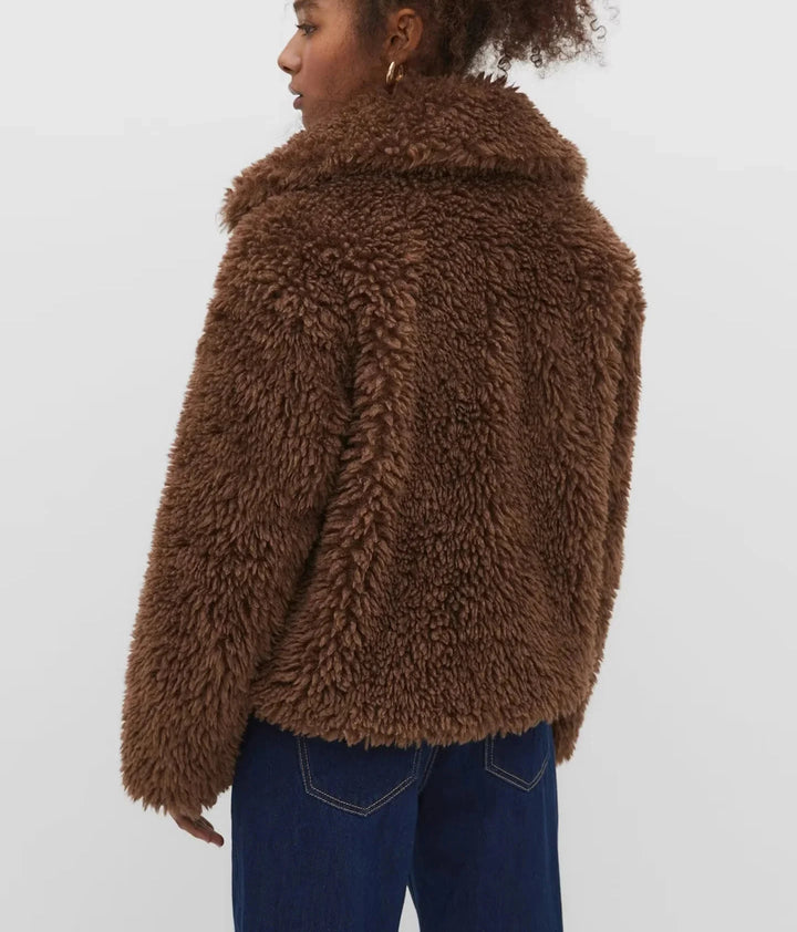 Mia | Kuschelige Teddyjacke im Oversized-Stil