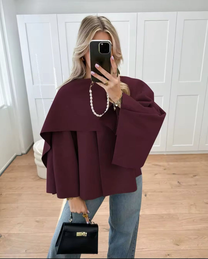 Amelie | Eleganter Cape-Coat für kühle Tage