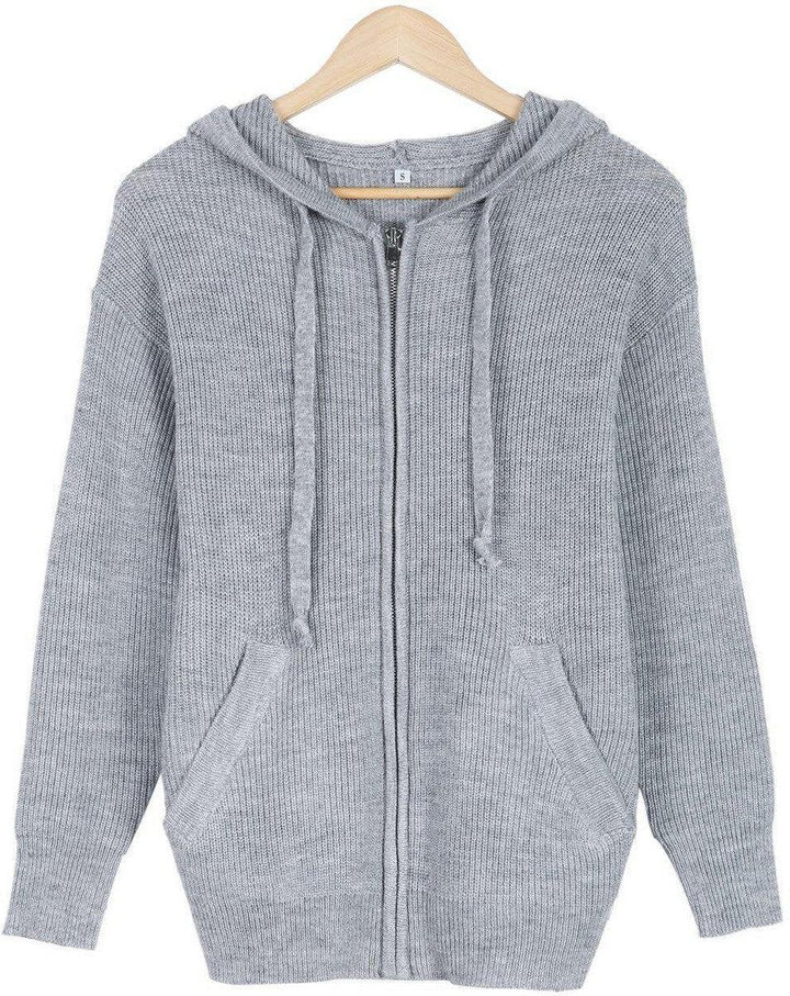 Kapuzenpullover mit Reißverschluss und Taschen