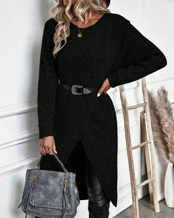 Agnes | Langer Damenpullover im modernen Oversize-Stil