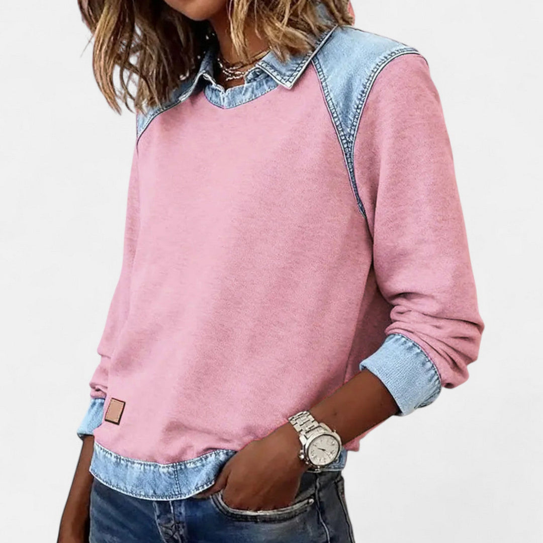 Lina | Modisches Damen Langarmshirt modern & chic
