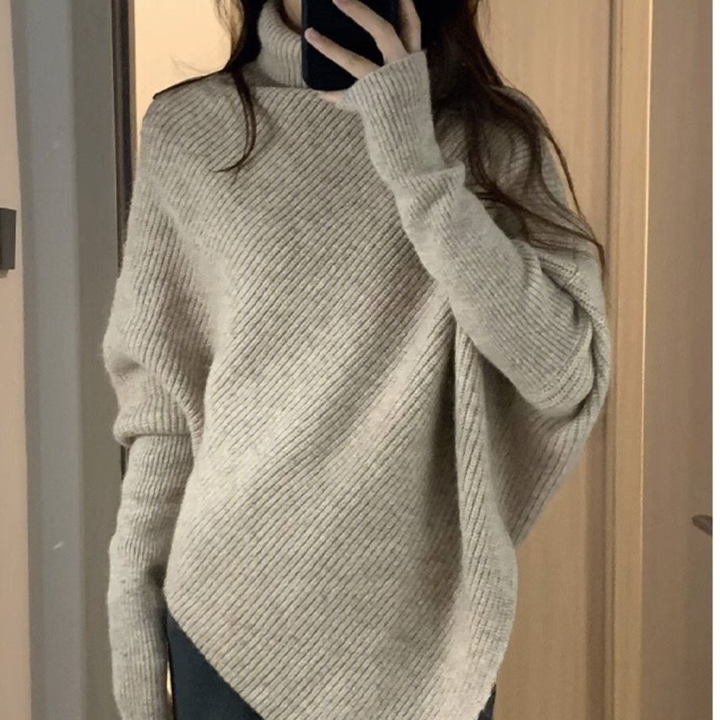 Nina | Lässiger Poncho Pullover Damen Oversized Look