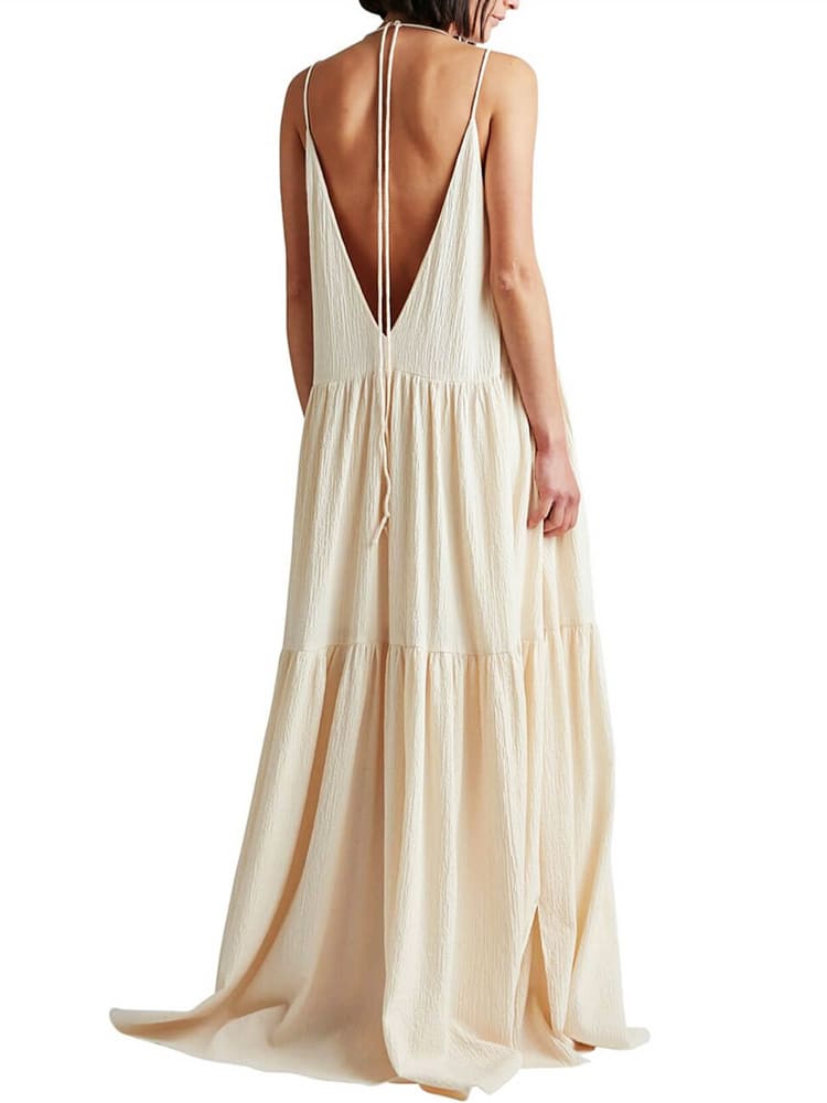 Paula | Maxikleid mit Meeresbrise-Design
