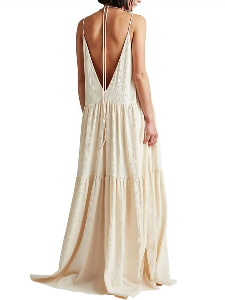 Paula | Maxikleid mit Meeresbrise-Design