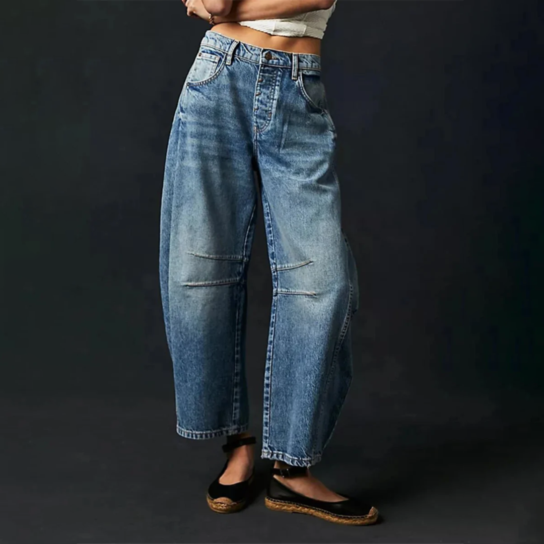 Nea | Comfort Jeans mit weitem Bein für den Alltag