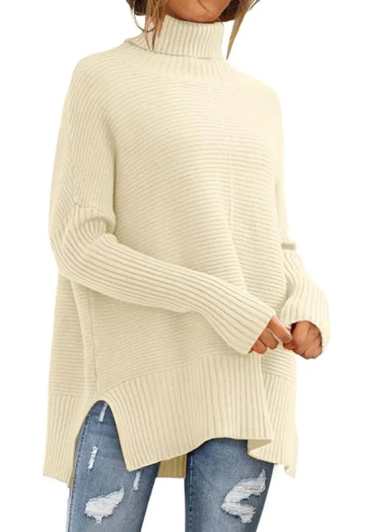 Elin | Rollkragenpullover aus grobem Strick