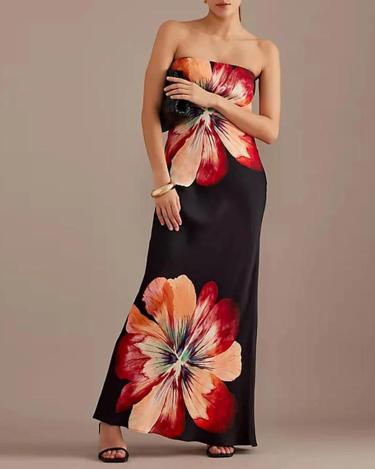 NYLA | Kleid mit floralen Mustern in Maxi-Form