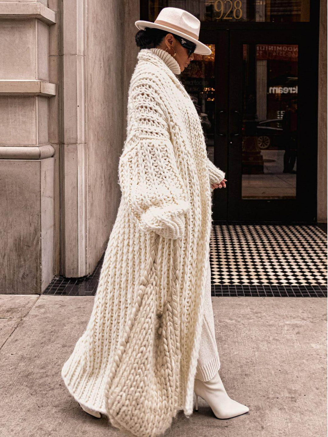Nina | Lässiger Strickmantel für Damen im Alltag