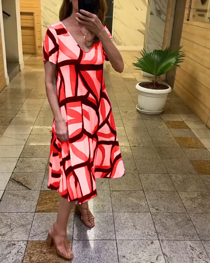 Savannah | Bedrucktes Sommerkleid mit Stil