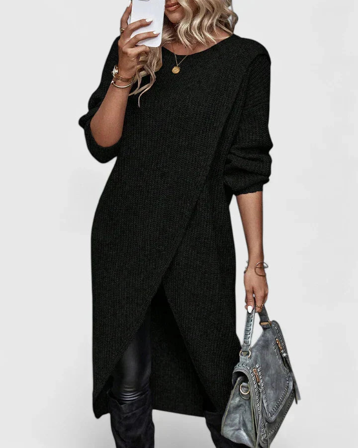 Marlene | Stilvolle Strick-Tunika in eleganter Linie