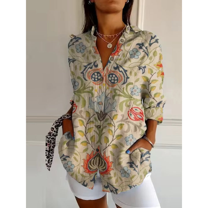 Sylvie | Geblümte Bluse mit femininem Stil