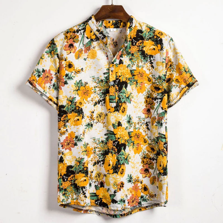 Jonah | Stylisches Hemd mit Blumendruck für Sommertage
