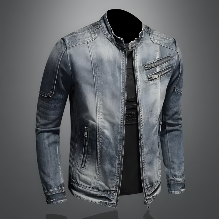 Elio | Retro-Jeansjacke für Männer mit zeitlosem und maskulinem Look