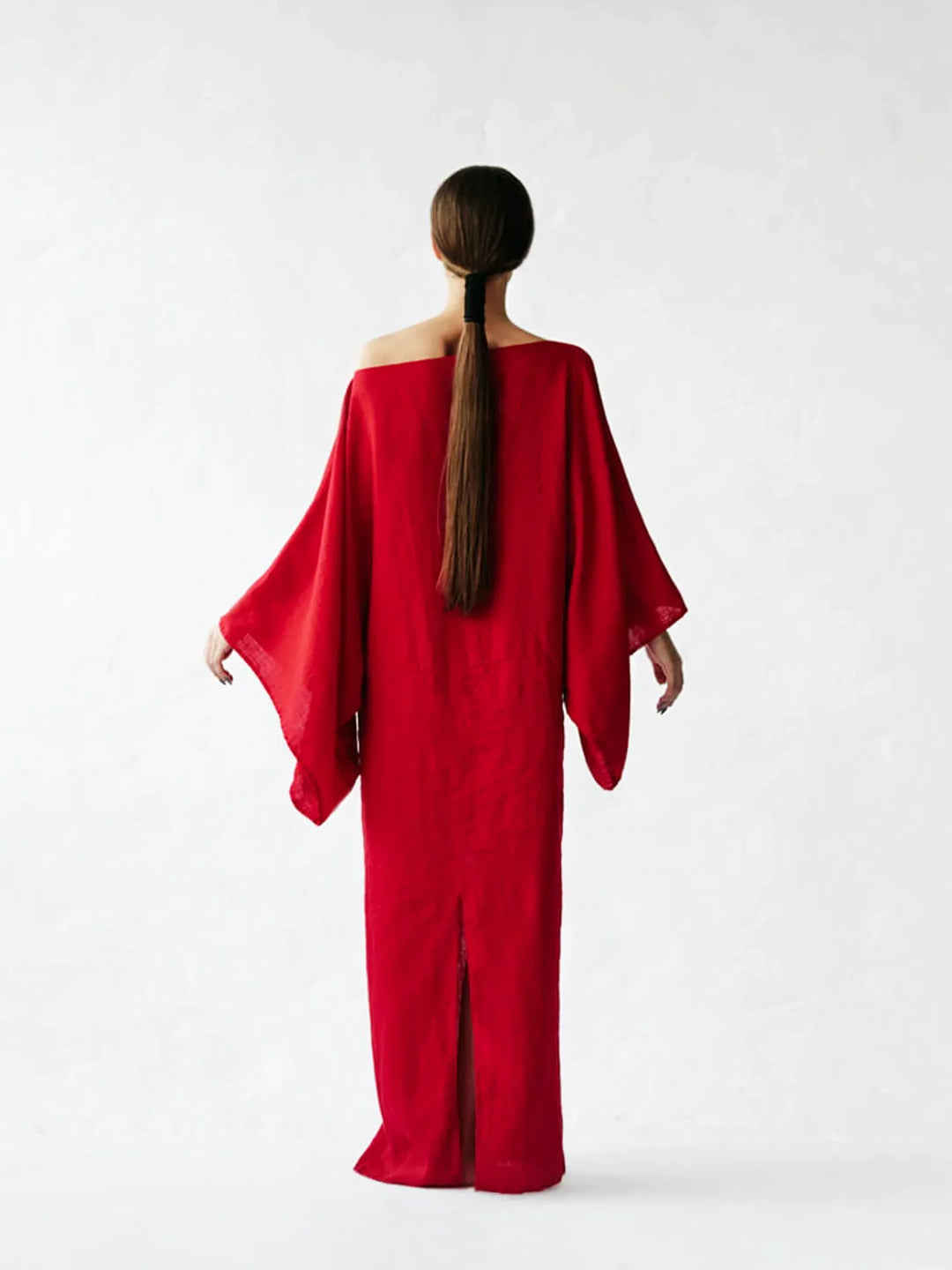 Marjon | Luftiges Leinen-Kimono-Kleid
