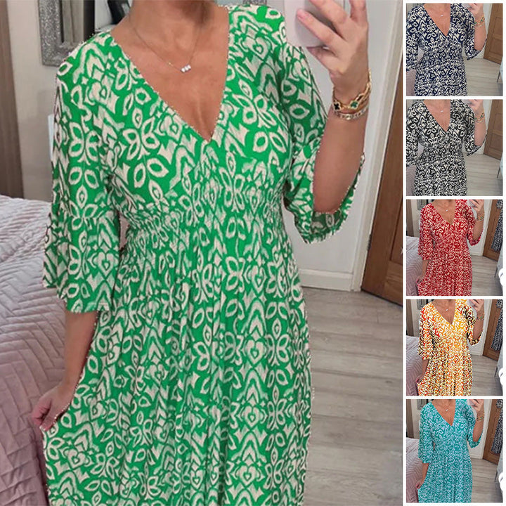 Mhara | Schickes Kleid mit Volantärmeln