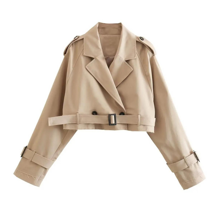 Aria | Kurzer Trenchcoat im modernen Designstil