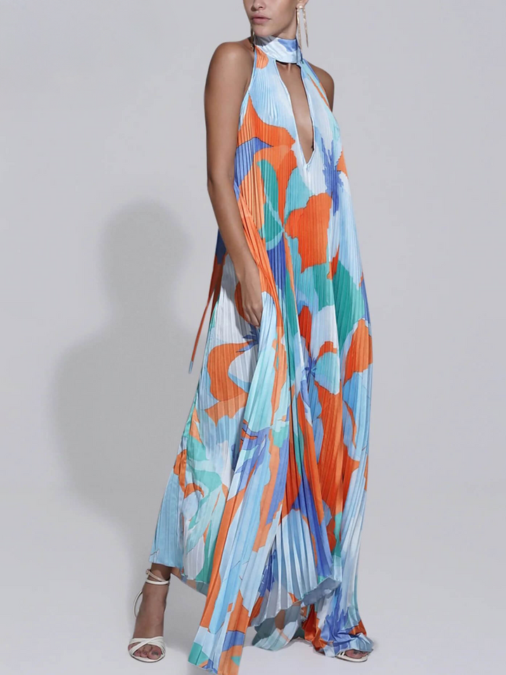 Janella | Maxikleid mit Neckholder-Trägern