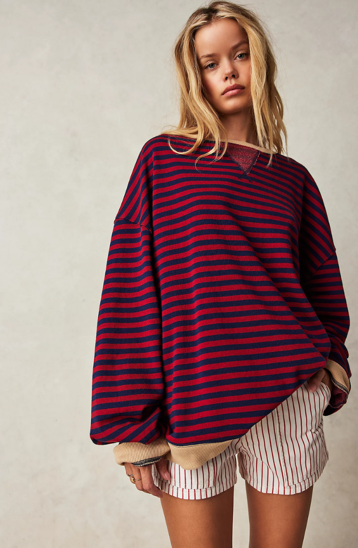 Annelie | Pullover mit klassischem Streifenmuster