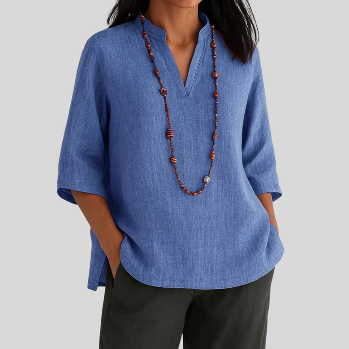 Bernice | Bequeme Bluse Mit V-Ausschnitt