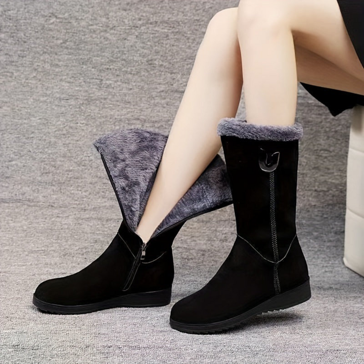 Isabella | Gefütterte Damen-Winterstiefel mit Profilsohle