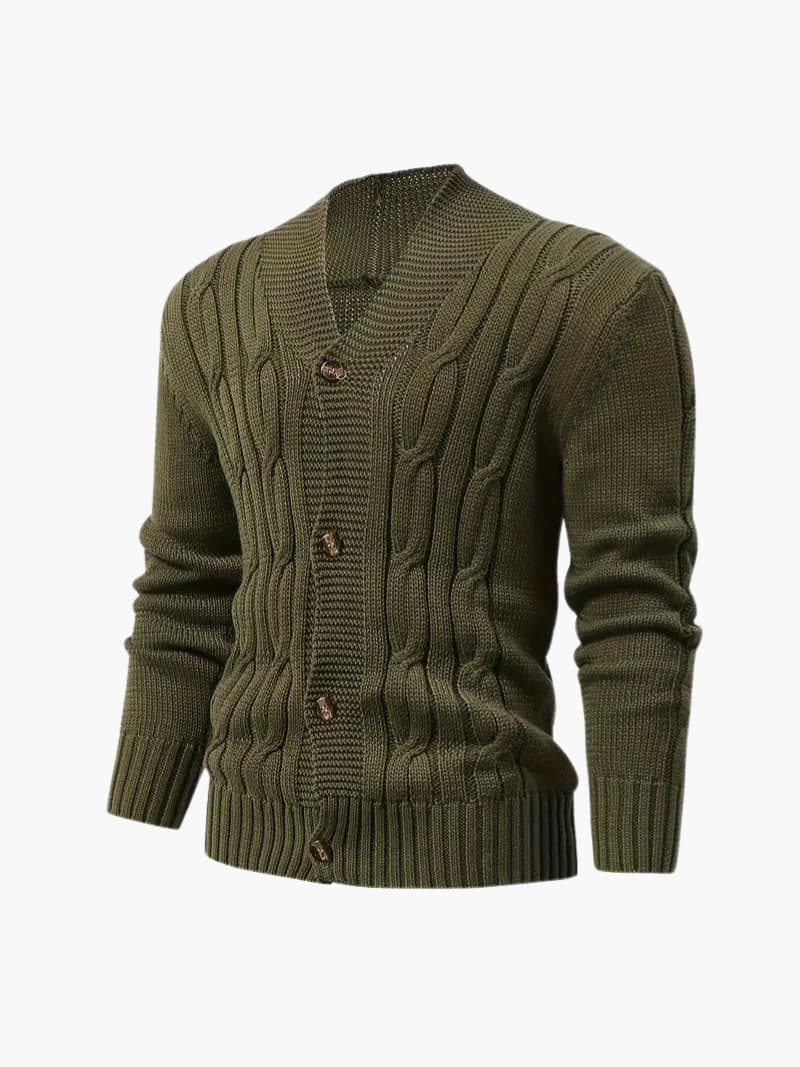 Teun | Pullover aus weichem Rippenstrickgewebe