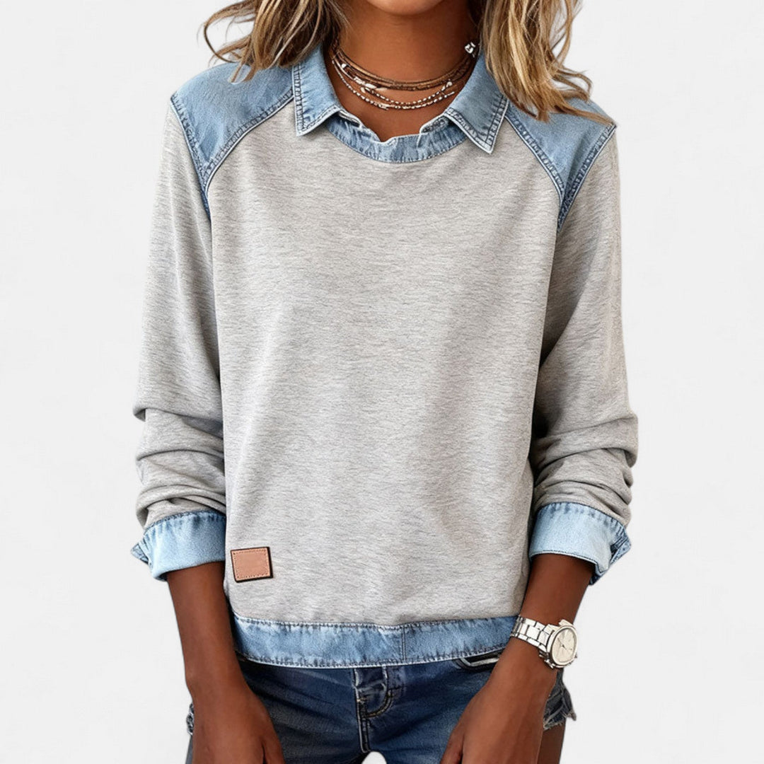Lina | Modisches Damen Langarmshirt modern & chic