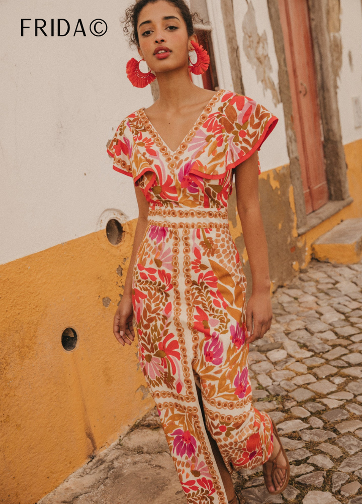 Frida | Mediterranes Sommerkleid für Damen