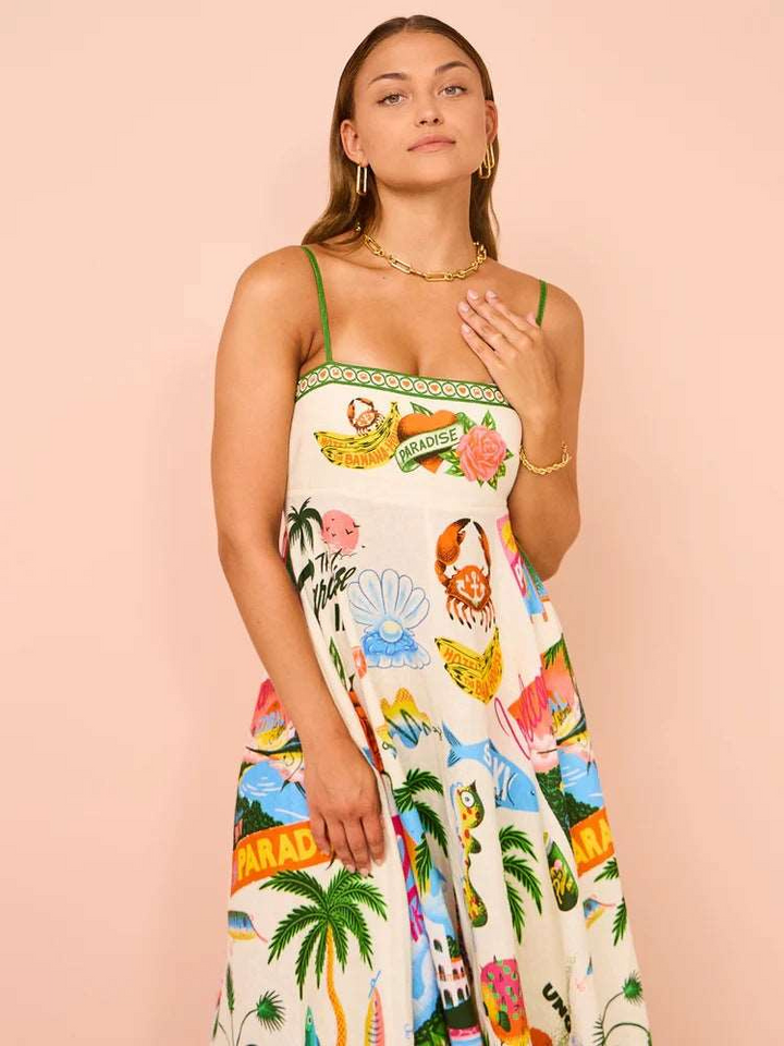 SANDIE | Stilvolles Maxikleid für Sommer