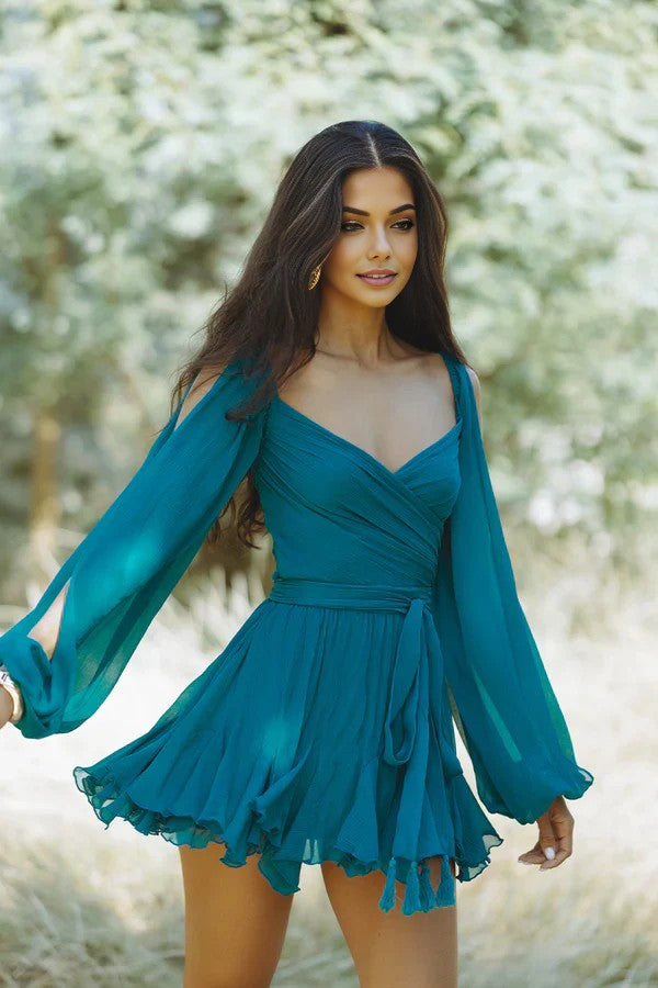 GAIA | Elegantes Minikleid mit stilvollem, edlem Design