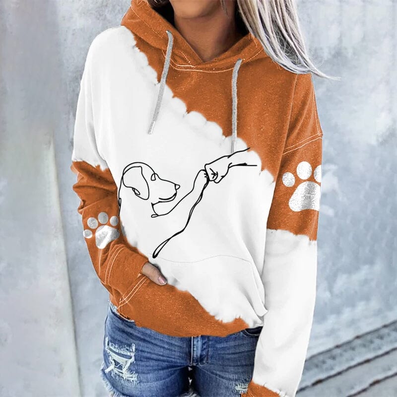 Mira | Stylischer Damenhoodie mit Digitalmotiv
