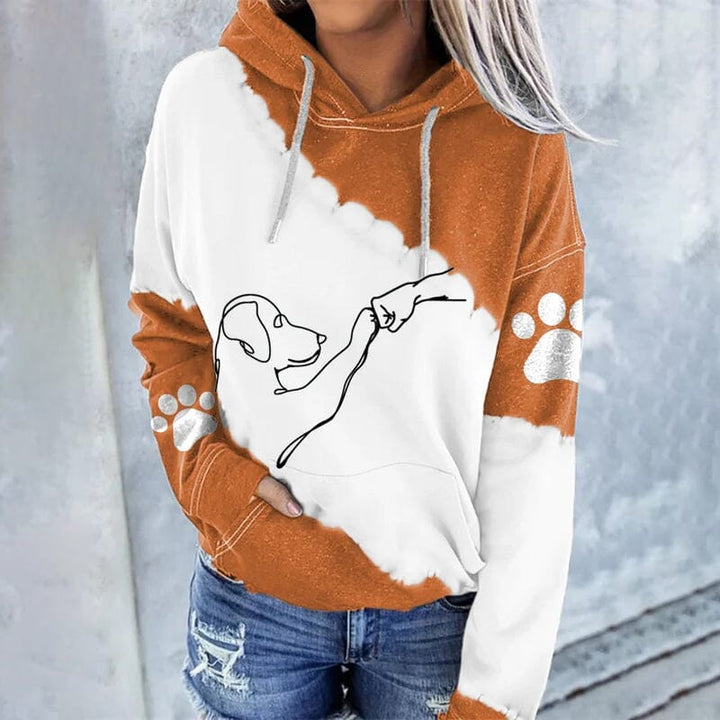 Mira | Stylischer Damenhoodie mit Digitalmotiv