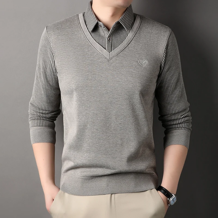 Morten | Pullover mit Kragen und weichem Innenfutter