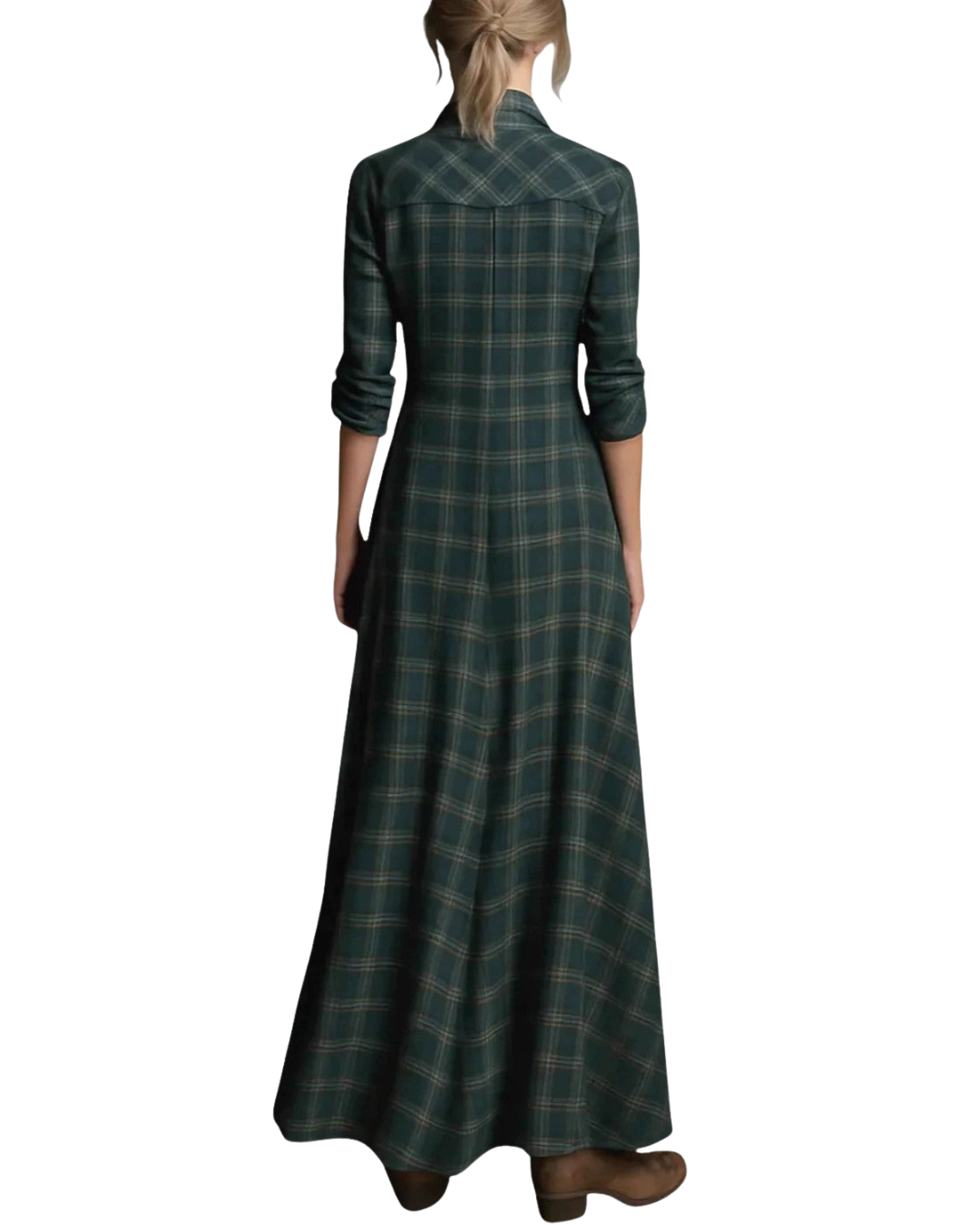 Mara | Elegantes Maxi-Hemdkleid mit Gürtelakzent