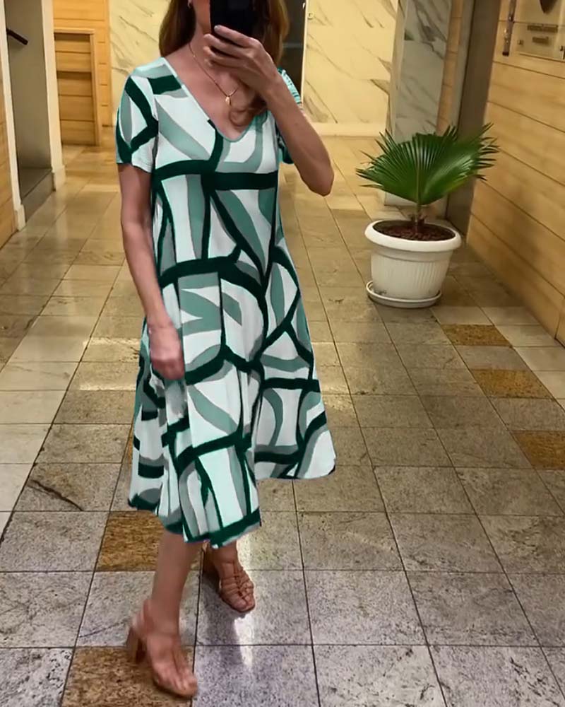 Savannah | Bedrucktes Sommerkleid mit Stil