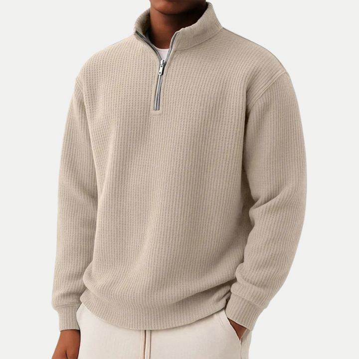 Jonas | Eleganter Zip Pullover für jeden Tag
