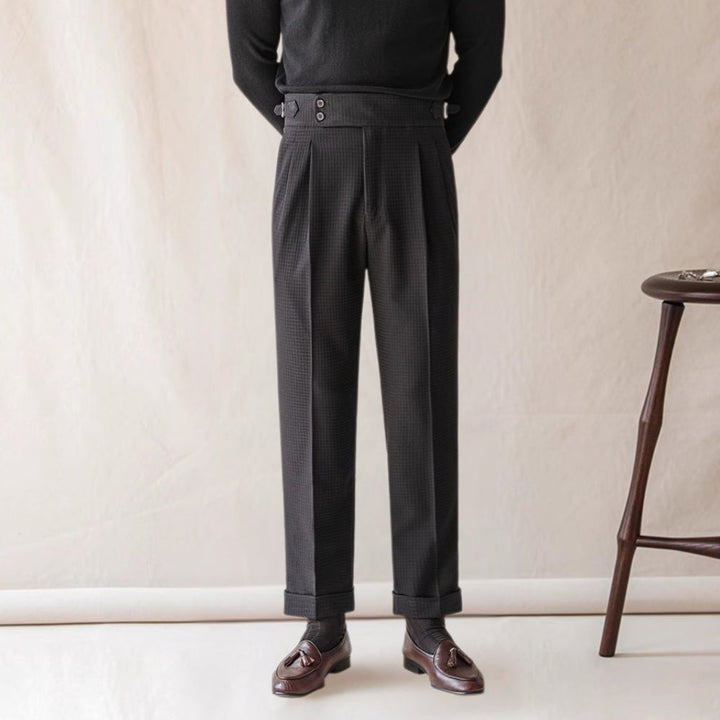 Naples Hose mit hoher Taille und Waffelstruktur