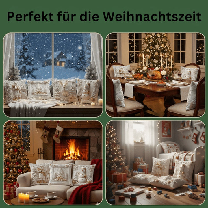 Anna | Weihnachtlicher Kissenbezug für festliche Deko