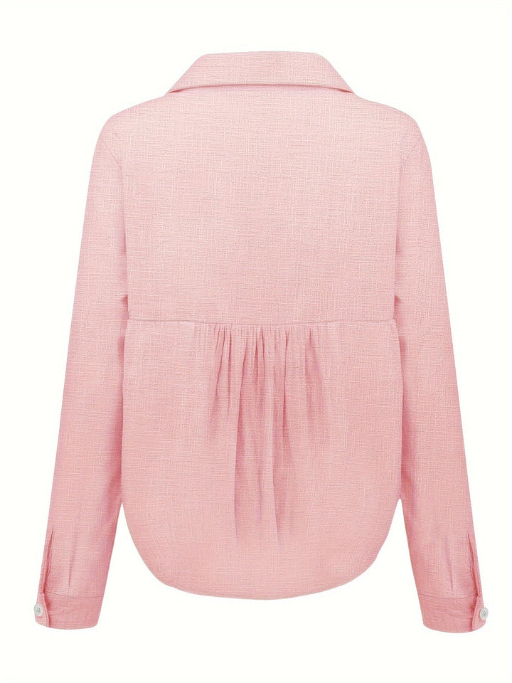 Lina | Stilvolle Button Bluse Damen Elegant
