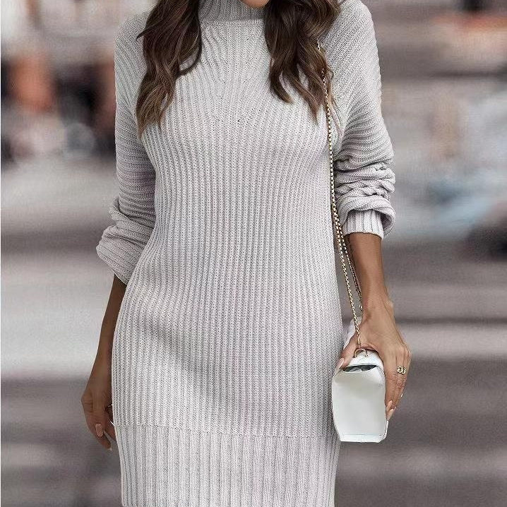 Aaraa | Langärmeliges Damen-Strickkleid