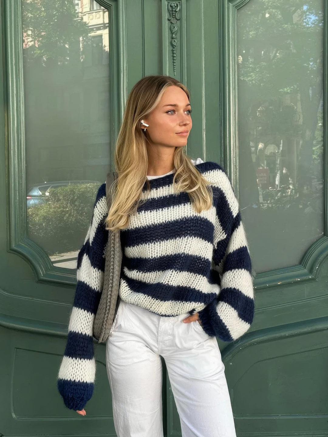 Hanna | Pullover mit klassischen und modernen Streifen