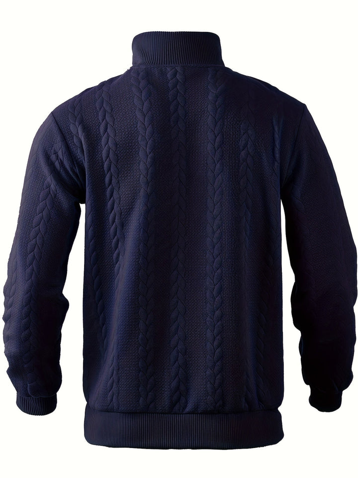 Olivier | Herren-Sweatshirt im Vintage-Stil mit Zipper