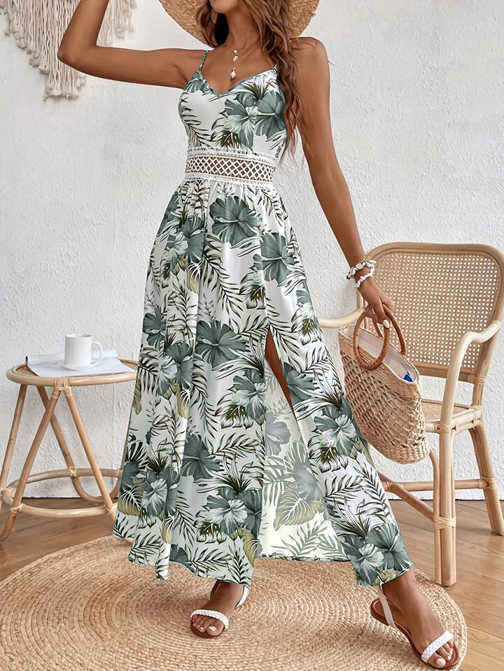 Tessa | Blumen Maxikleid in Boho Eleganz