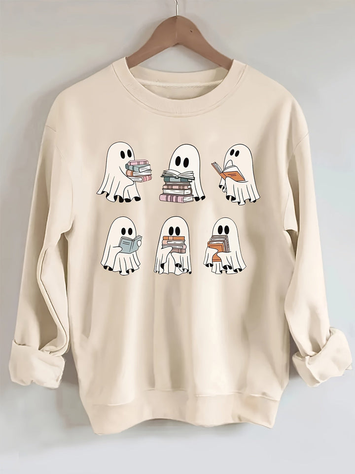 NovaWeen | Bequemer Geisterpullover für Halloween-Feeling