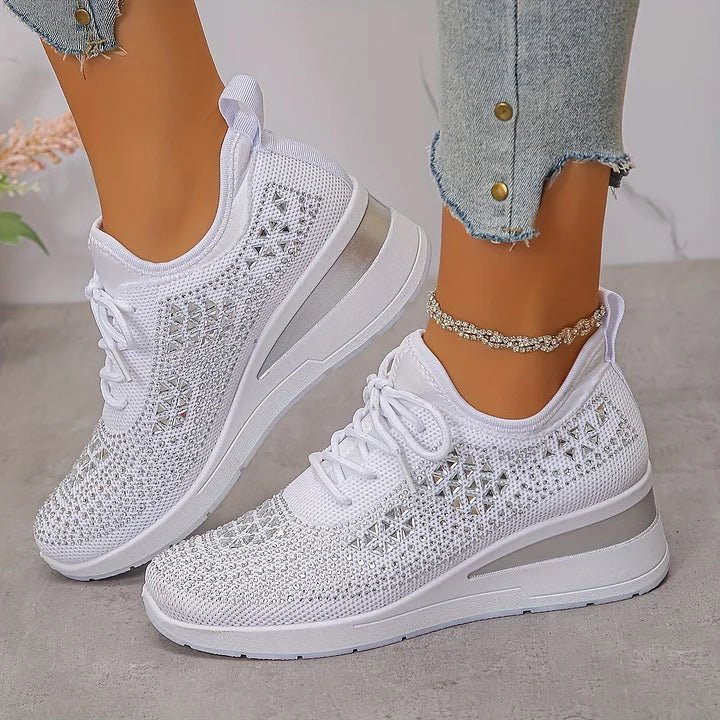 Elena | Funkelnde Damen-Sneakers modern & cozy