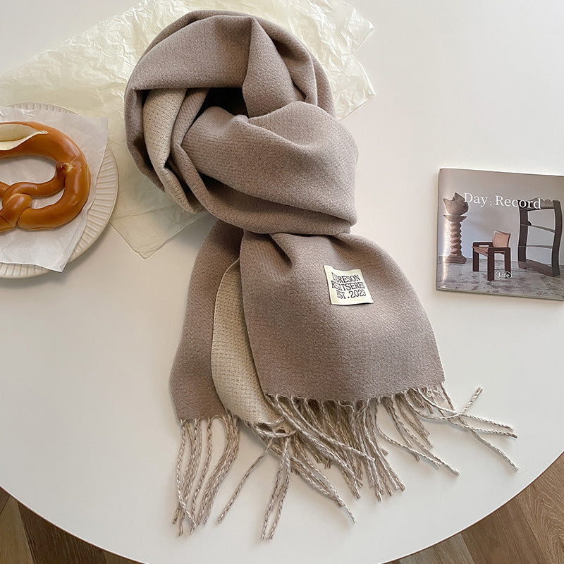 Kaschmirschal mit Fransen für stilvolle Looks